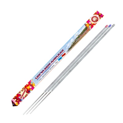 Триколор 650 мм. Бенгальские огни цветные купить в Гудермесе | gudermes.salutsklad.ru