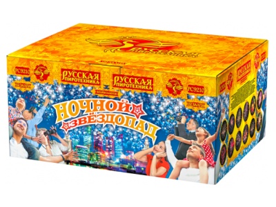 Ночной звездопад Комбинированный Фейерверк купить в Гудермесе | gudermes.salutsklad.ru
