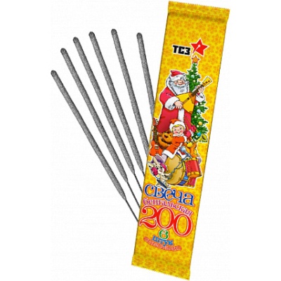 200 мм. Бенгальские огни купить в Гудермесе | gudermes.salutsklad.ru